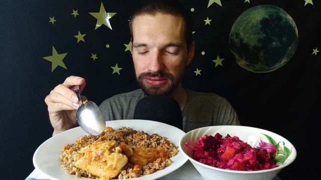 МУКБАНГ ГРЕЧКА С КУРИЦЕЙ / ИТИНГ / АСМР ЕДА смотреть онлайн