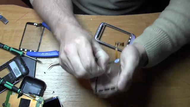 HTC Wildfire s A510e Замена сенсора смотреть онлайн