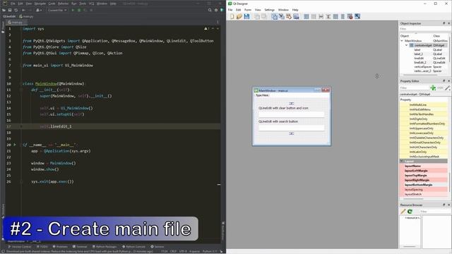 ❓How to place an icon into a QLineEdit and change the icon of clear button. смотреть онлайн