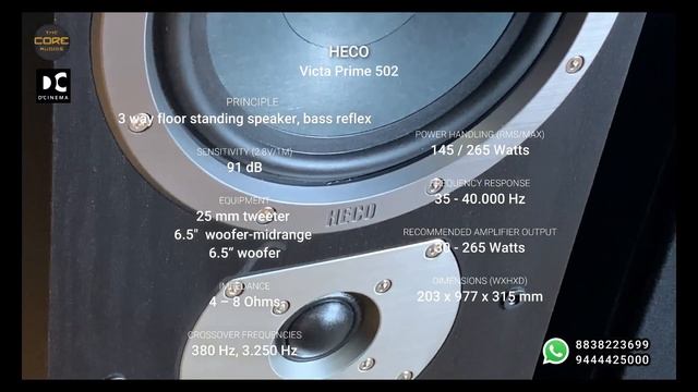 HECO VICTA PRIME 502 REVIEW IN TAMIL смотреть онлайн