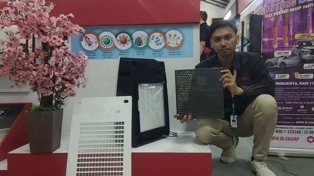 SHARP PLASMACLUSTER-AIR PURIFIER WITH HUMIDITY KC-F30Y-W смотреть онлайн