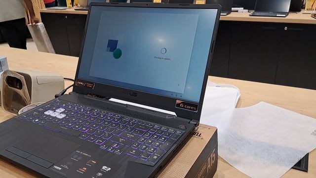 Asus Tuf Gaming Laptop A15, Unboxing And Setup