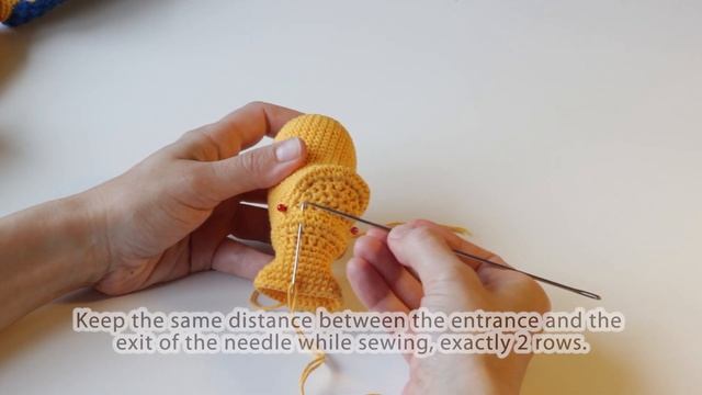 How to shape Marge's mouth - Crochet Tutorial смотреть онлайн