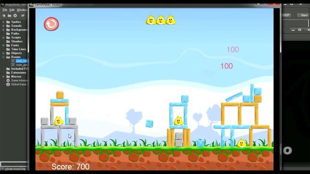 Angry Birds template - free GMS1 - Android, iOS, Windows ( monetize with admob ) смотреть онлайн
