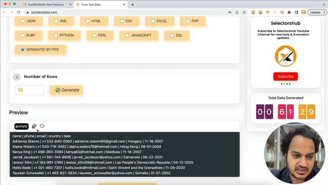 New Features: AutoTestData | Free tool to generate the fake test data in 3 clicks смотреть онлайн