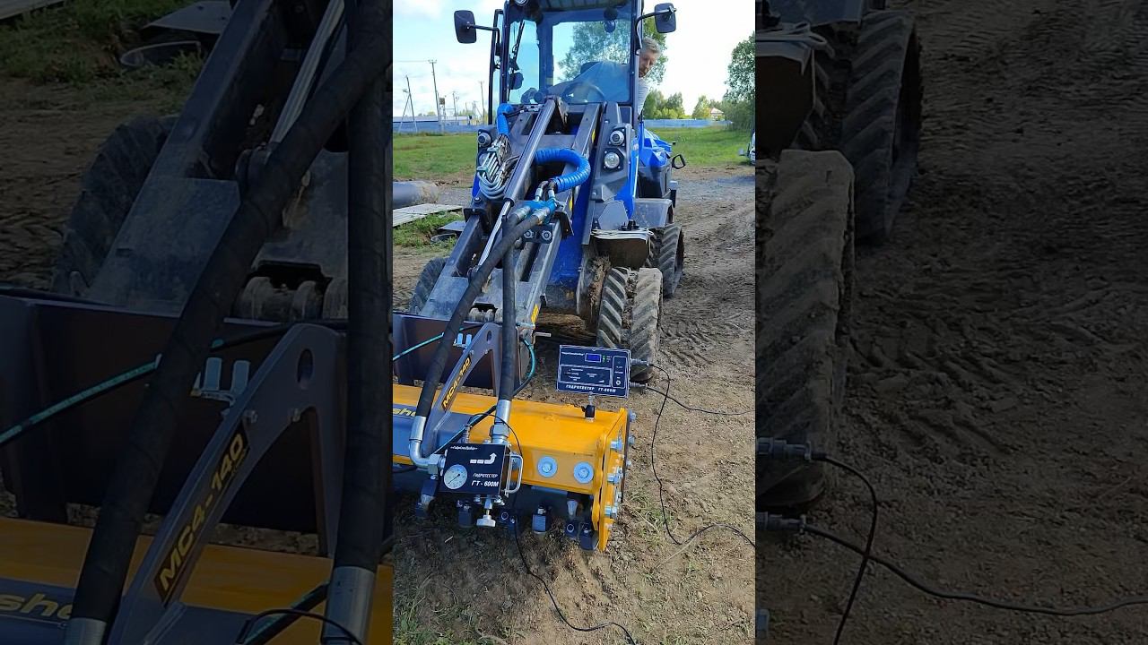 Дави на газ #shorts #фермер #минипогрузчик #удалениепней #корчеватель смотреть онлайн