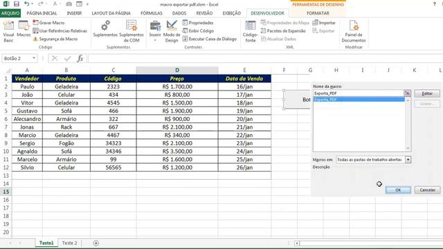 Macro Para Exportar Excel em PDF - Como Criar? смотреть онлайн