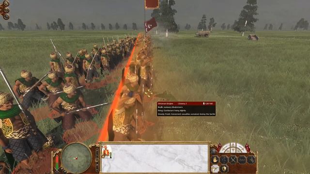 Empire: Total War 1vs1: Cairo Janissaries vs Beylik Janissary Musketeers смотреть онлайн