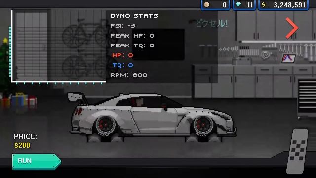 Pixel car Racer | Nissan GTR R35 Nismo (My New Build) смотреть онлайн