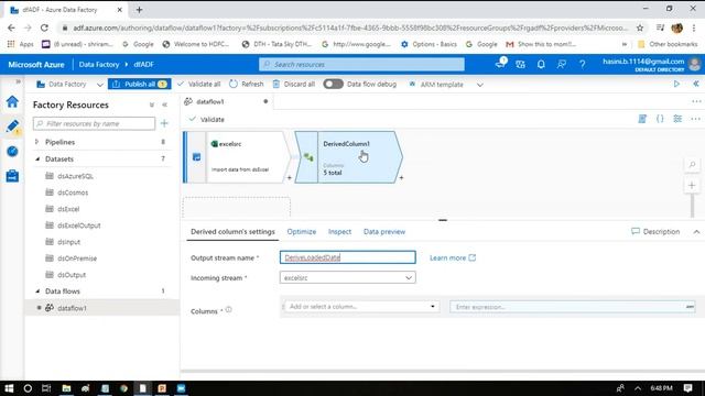 #31. Azure Data Factory - Mapping data flow with Derived column transformation added смотреть онлайн