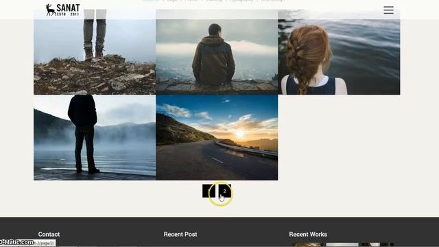 Setup Projects - Sanat Creative Portfolio WordPress Theme смотреть онлайн