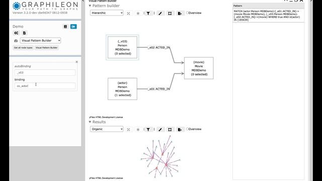 Graphileon Visual Pattern Builder смотреть онлайн