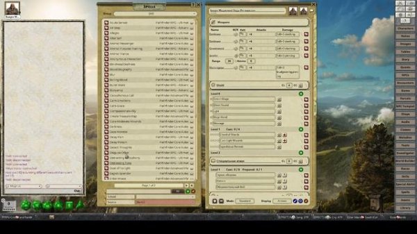 Инструкция по добавления заклинаний в Fantasy Grounds