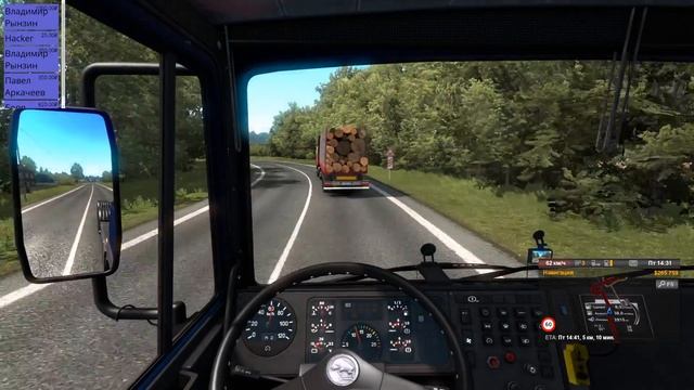 ETS 2 Карта Минск-Москва-Крым 1к1 смотреть онлайн