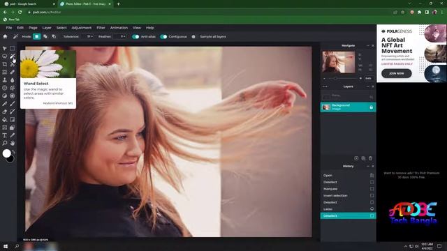 How to edit photos through website Bangla - Online Photoshop for Beginners - Adobe Tech Bangla смотреть онлайн