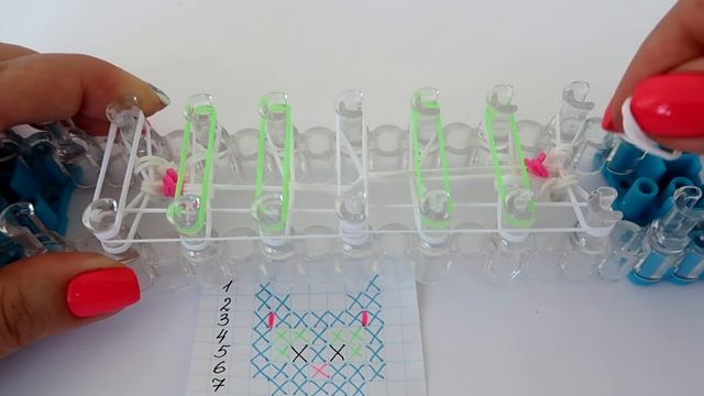 КОТИК ФРЕСКА из резинок на станке | Cat Rainbow Loom Bands смотреть онлайн