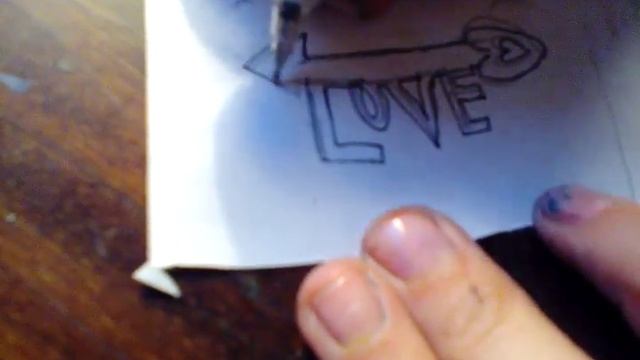 Как красиво и оригинально написать слово Love!??? смотреть онлайн