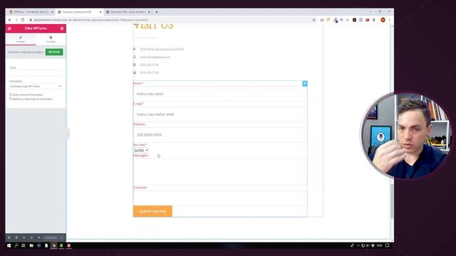 Como criar um formulário de contato no Elementor WordPress usando o WPForms? [parte 02] смотреть онлайн