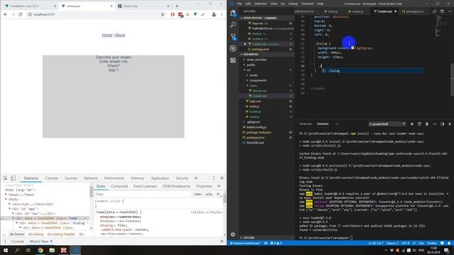 Dreampad - Part 1 - Vue.js, Vue CLI 3, vue-bootstrap, vue-router смотреть онлайн