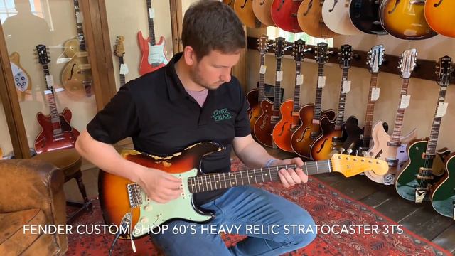 Fender Custom Shop 60’s Heavy Relic Stratocaster Aged 3 Tone Sunburst смотреть онлайн