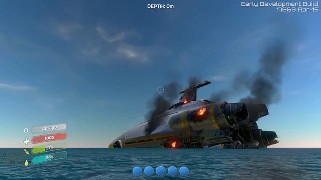 Subnautica -  Aurora Crash Site Explosion: All AI Comms (Quotes)