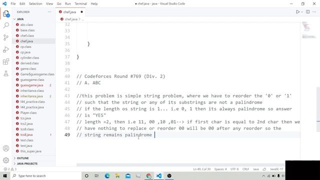 A. ABC (Java Code) | Codeforces Round #769 (Div. 2) смотреть онлайн