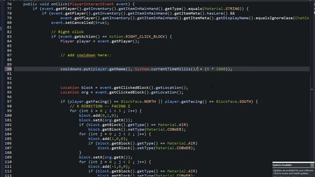 How to make a Spigot 1.15 plugin (Ep10) Cooldowns Using HashMaps смотреть онлайн