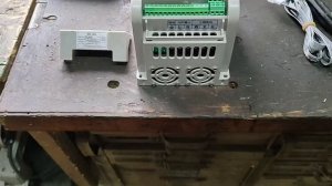 первый запуск токарного станка ИТ -1м от частотного преобразователя