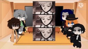 Реакция Великий из бродячих псов на Ацуши(моё ау)