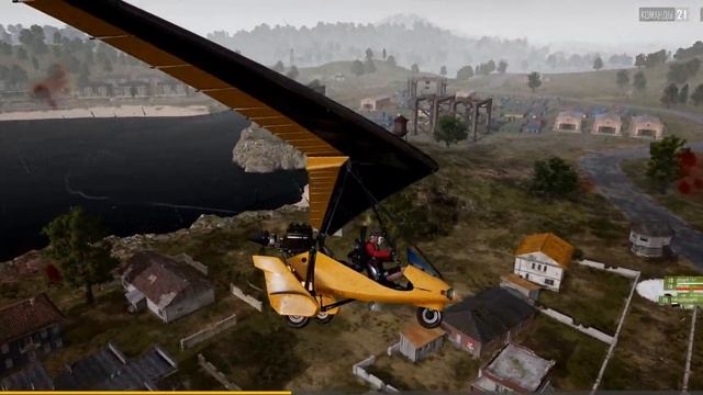 Стёр скват с глайдера Pubg PC смотреть онлайн