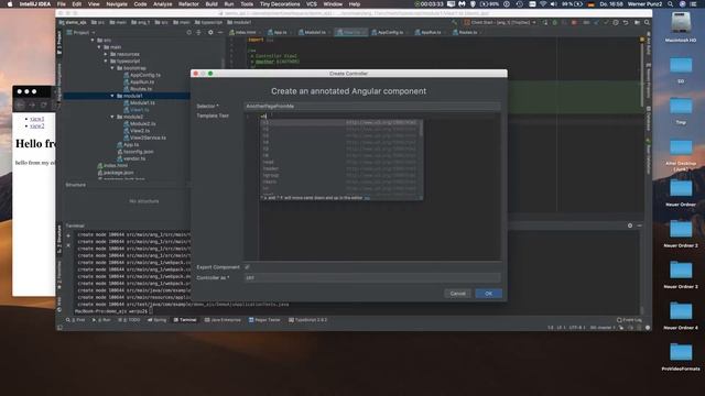 Intellij Plugin for Angular 1.5+ and Angular 5+ Part 2, Creating Views смотреть онлайн
