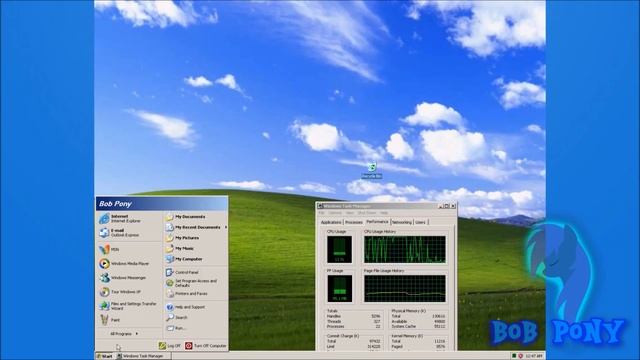 Installing Windows XP SP3 in PCem смотреть онлайн
