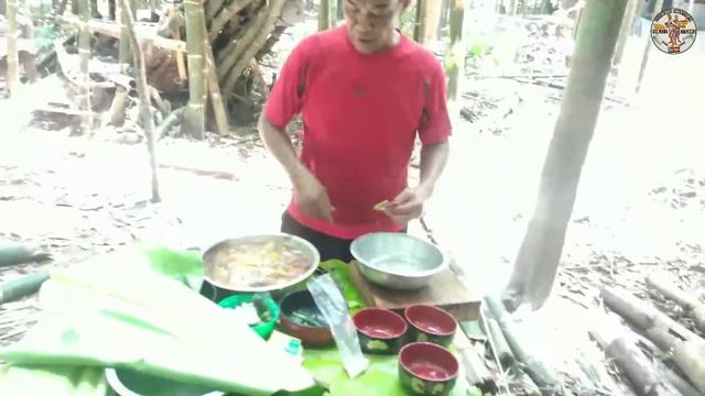 Native manok na tinuom wrapped and cooked in a banana leaves / Ala Iskot and Teng style смотреть онлайн