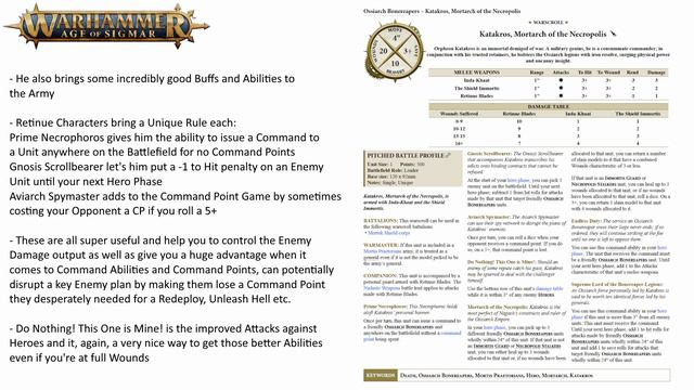 Best Command Ability In The Game? Katakros Unit Review! │ Warhammer Age Of Sigmar смотреть онлайн
