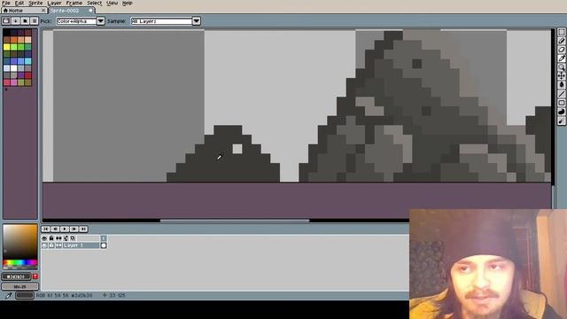 Как рисовать камни Pixel Art
