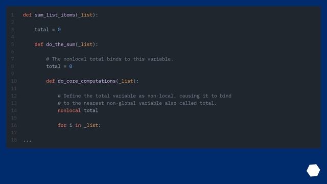 Python nested functions variable scoping смотреть онлайн
