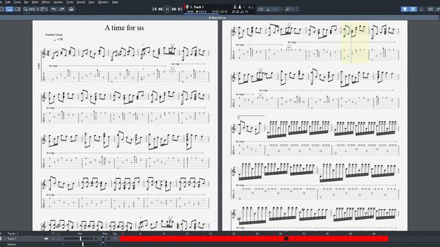 A time for us - Guitar Pro Tabs смотреть онлайн