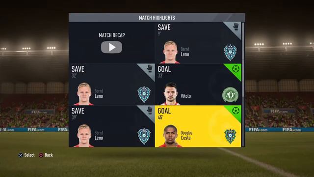 FIFA 17 - Douglas Costa volley replays смотреть онлайн