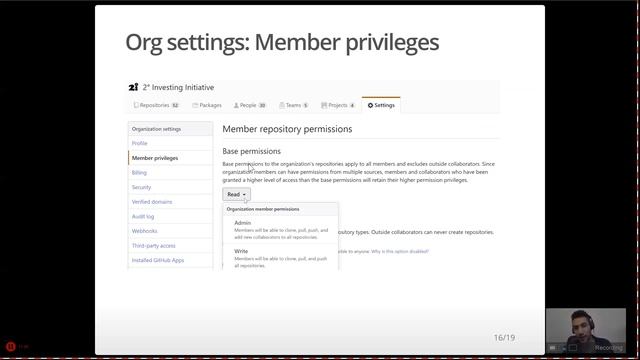 Access permissions for a GitHub organization смотреть онлайн