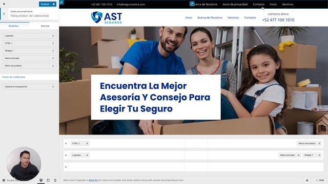 ? Modificar Cabecera y Pie de Página en Astra WordPress ✅ смотреть онлайн