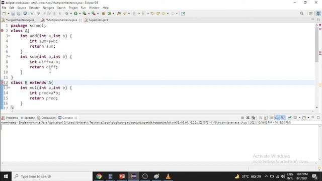 JAVA-Inheritance Concepts, extends and super Keyword смотреть онлайн