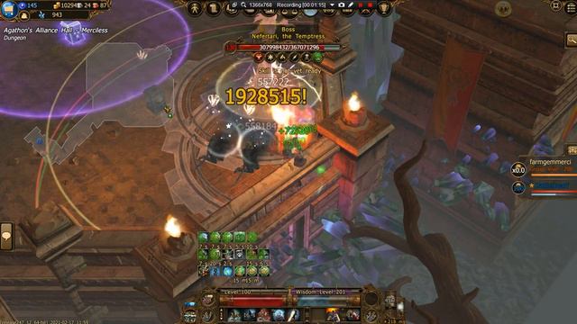 Dark Legacy - Drakensang Online - Boss Nefertari , Agathon - merciless level 130 смотреть онлайн