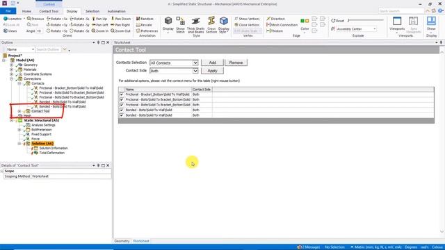 Checking Initial Contact Conditions Prior to Solving — Lesson 3 смотреть онлайн