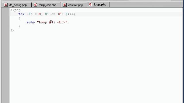 PHP & MySQL_For Loops and Array_Part14 смотреть онлайн