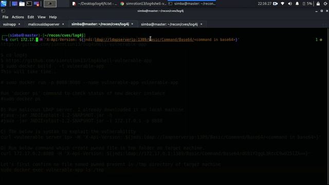 Exploitation of Apache Log4j Vulnerability | Log4shell | RCE| CVE-2021-44228 | Lab Setup| POC| log4 смотреть онлайн