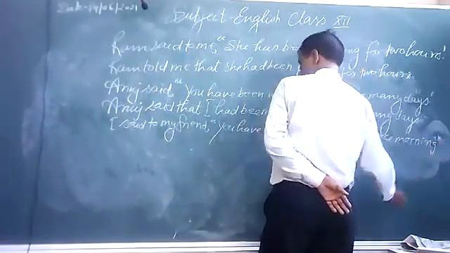 Class-12th Topic-Present Perfect Continuos Change Into Past Perfect Continuos Tense In Direct And I смотреть онлайн