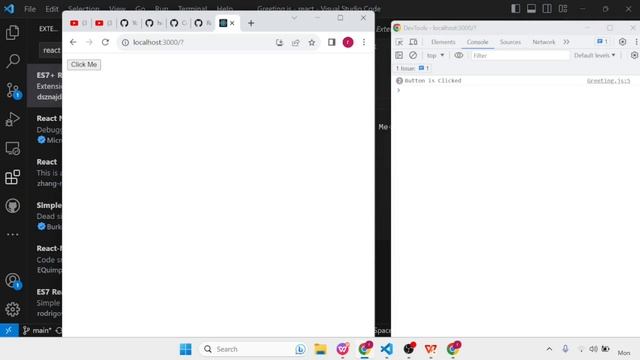 Event Handling in ReactJs Tutorial in Hindi | Complete React Course in Hindi #7 смотреть онлайн