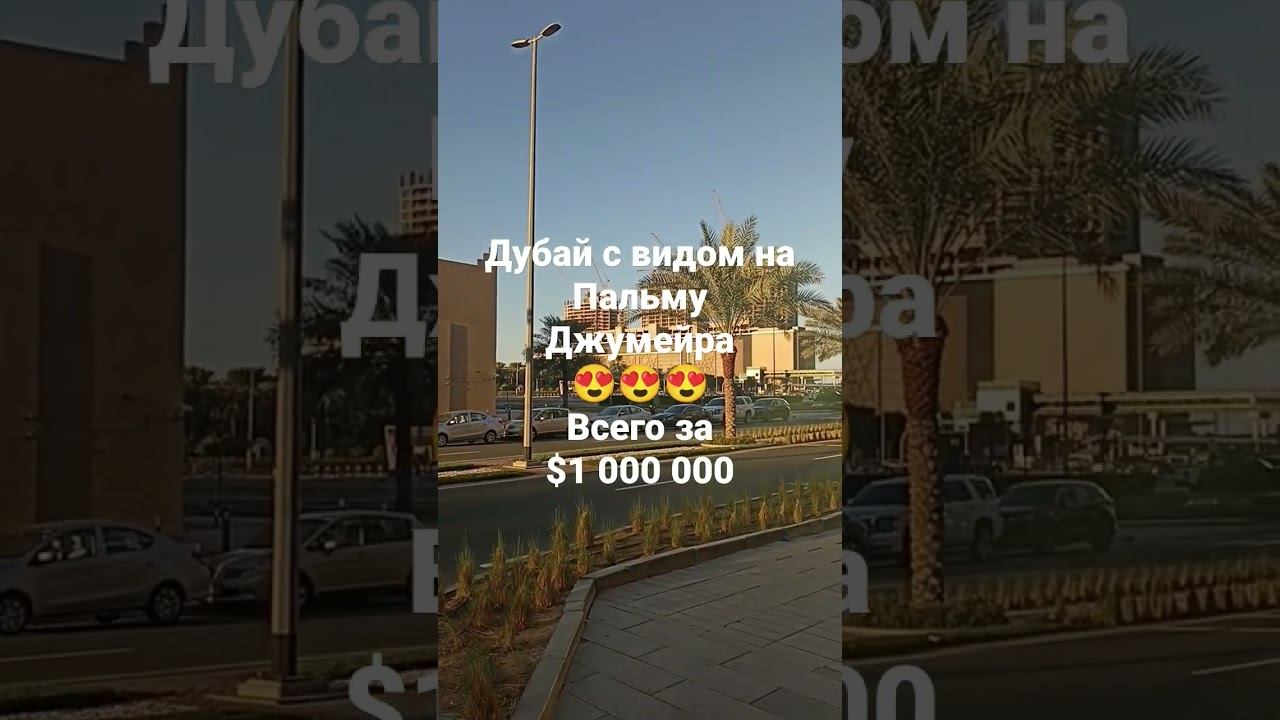 Dubai Palm Beach с видом на Пальму Джумейра. Всего за 1 миллион долларов смотреть онлайн