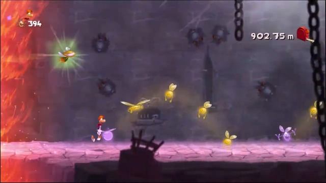 Rayman Legends - Weekly Extreme: Murphy's Dungeon - As Far as You Can! - Diamond Run смотреть онлайн