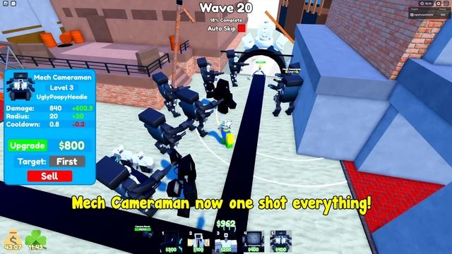 I Defeated Toilet HQ Nightmare Solo! Noob To Master - Toilet Tower Defense Roblox смотреть онлайн